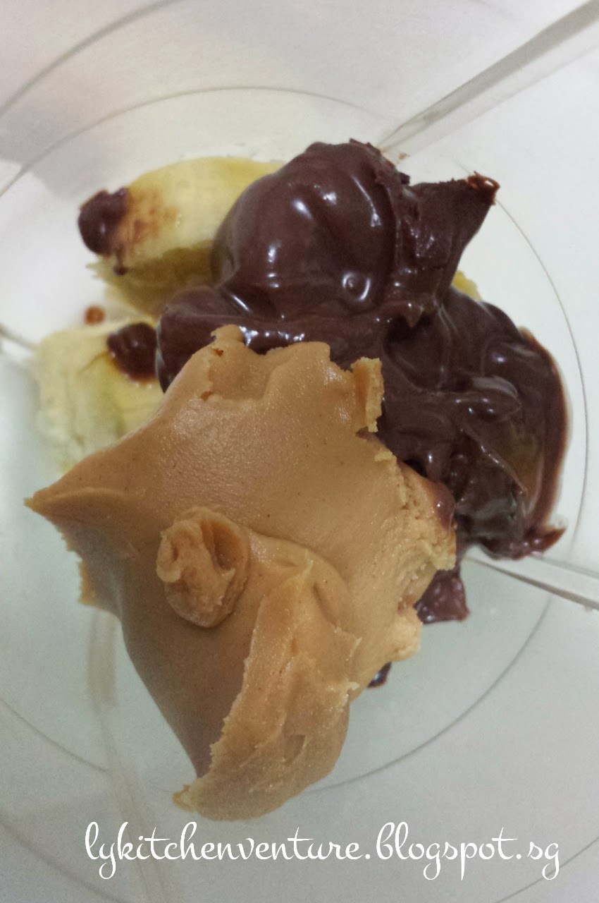 LY's Kitchen Ventures Nutella PeanutButter Banana Smoothie